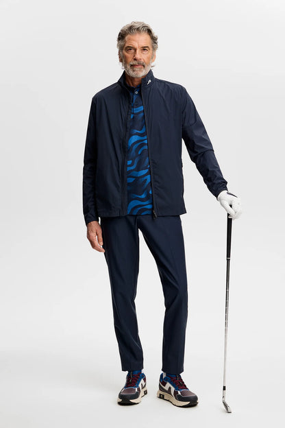 Tour Tech Print Polo Blue