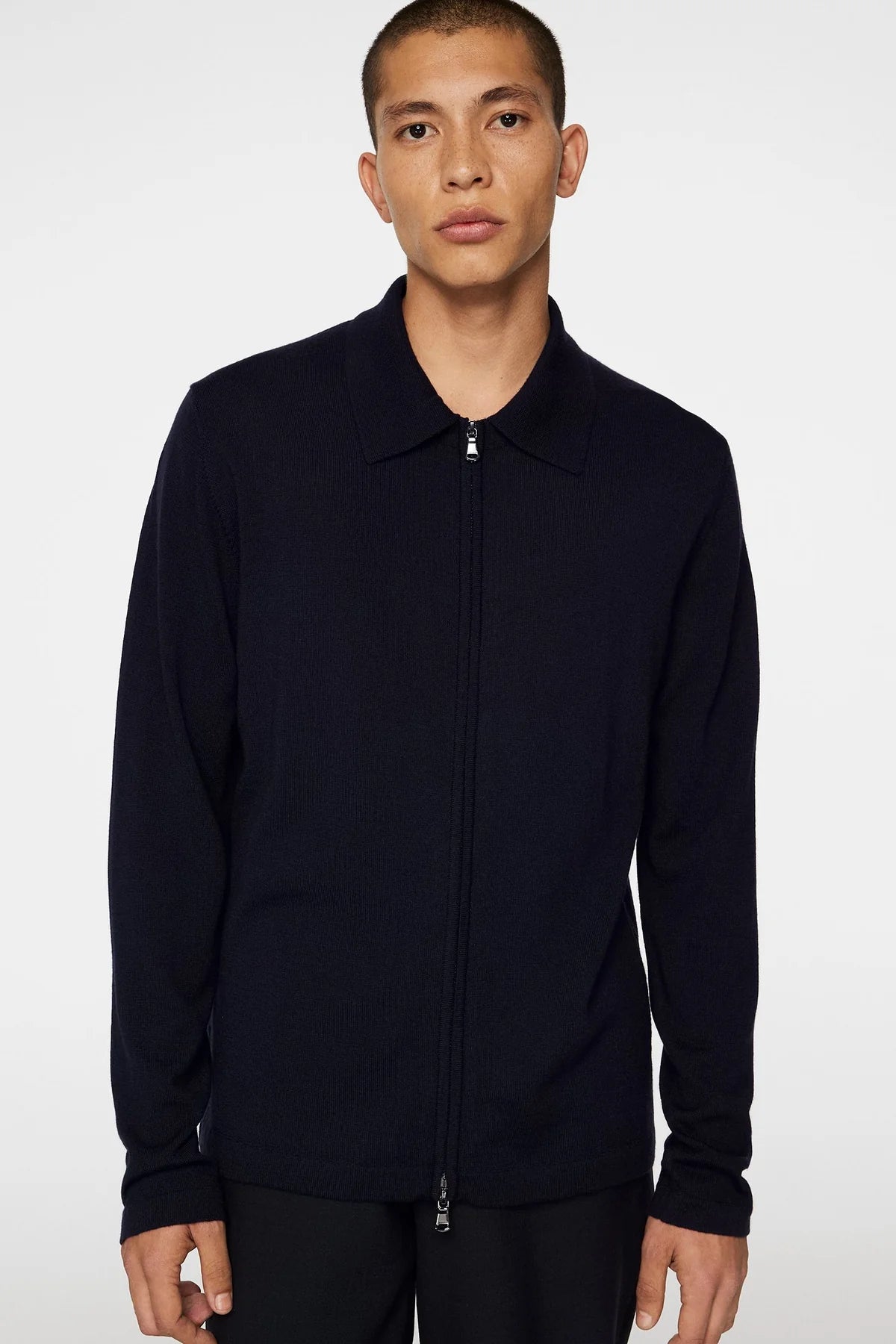 Kaleb Merino Zip Cardigan