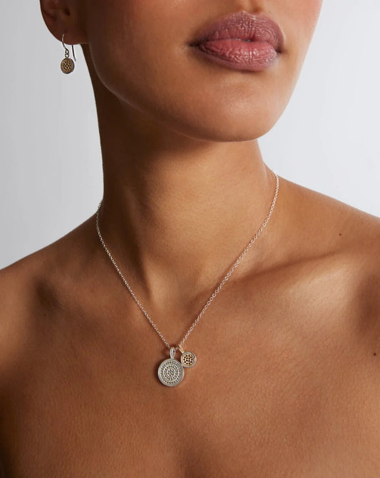Circle Of Life Dual Disc Necklace-Anna Beck-Lewis Yates