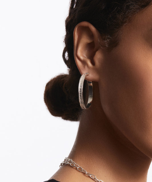 Classic Large Silver Hoops-Anna Beck-Lewis Yates
