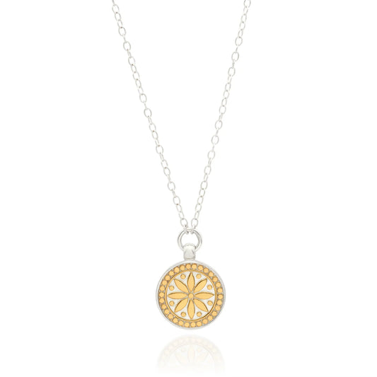 Classic Round Flower Necklace-Anna Beck-Lewis Yates