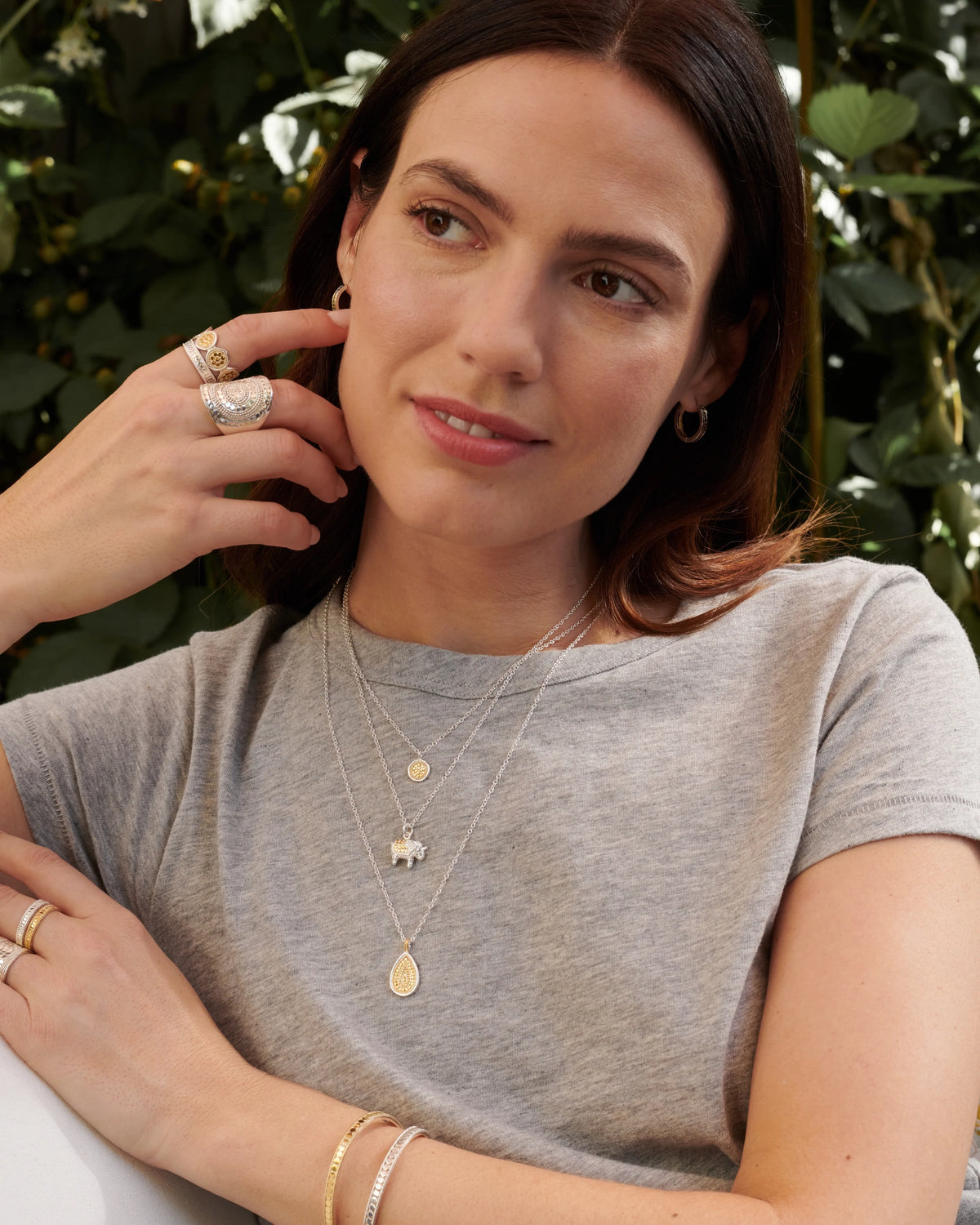 Classic Small Teardrop Pendant Necklace-Anna Beck-Lewis Yates