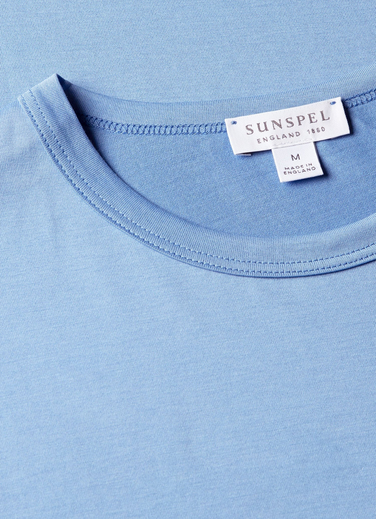 Classic T-Shirt - Azure Blue-Sunspel-Lewis Yates