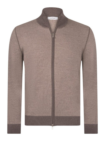 Textured Zip Up Jacket