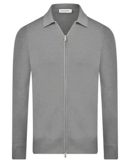 Ribbed Zip Jacket