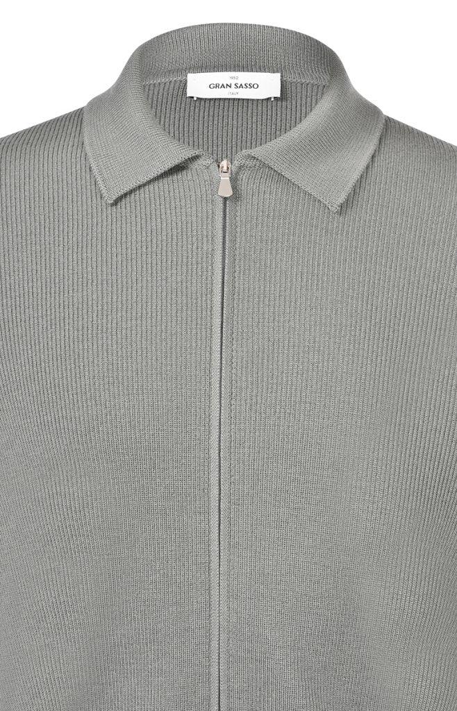 Ribbed Zip Jacket