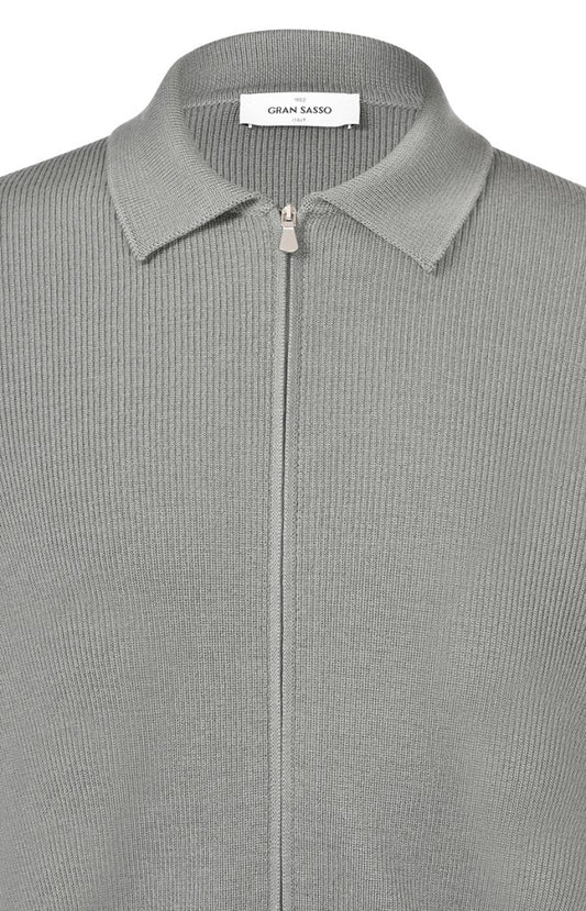 Ribbed Zip Jacket