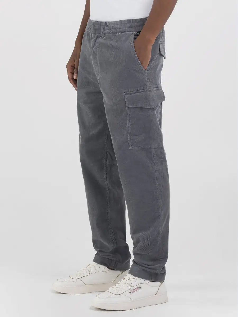 Corduroy Cargo Joggers-Replay-Lewis Yates