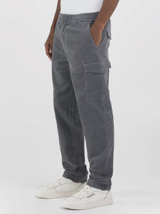 Corduroy Cargo Joggers-Replay-Lewis Yates