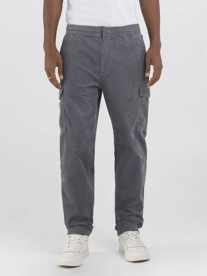 Corduroy Cargo Joggers-Replay-Lewis Yates