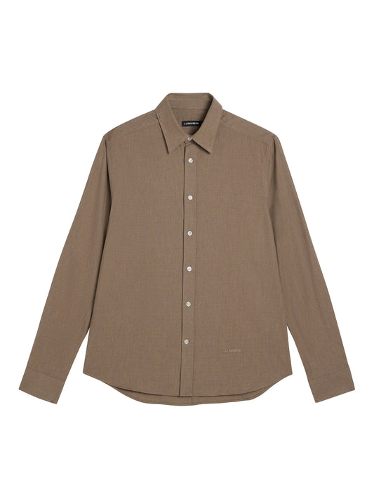 Light Flannel Slim Shirt