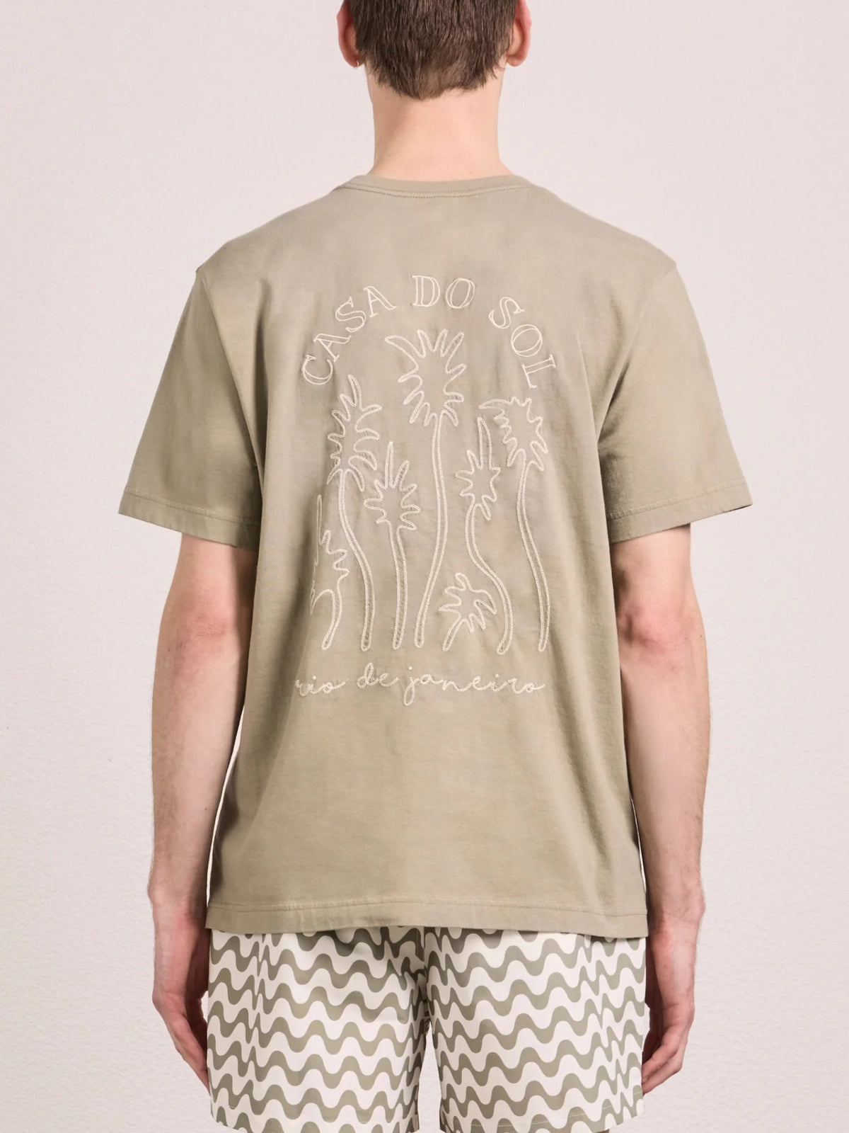 Dinis Embroidered T-Shirt-Frescobol Carioca-Lewis Yates