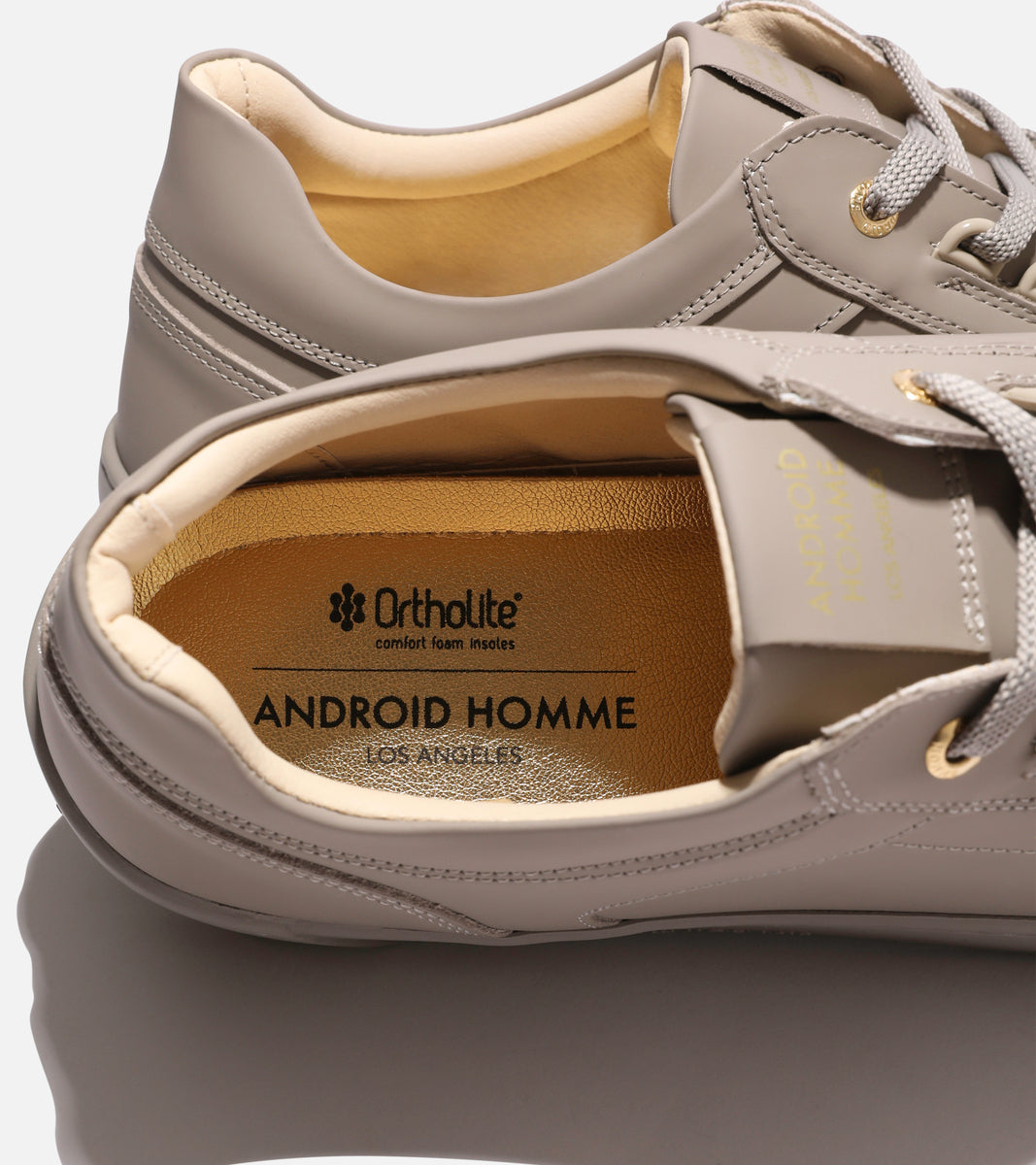 Venice Rubberised Sneaker - Taupe