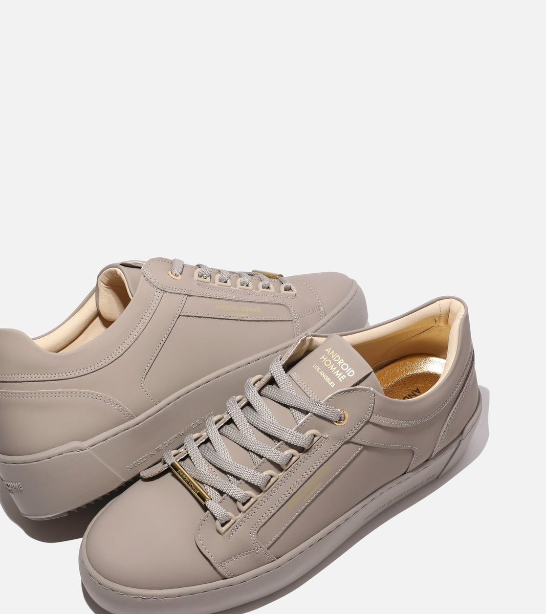 Venice Rubberised Sneaker - Taupe