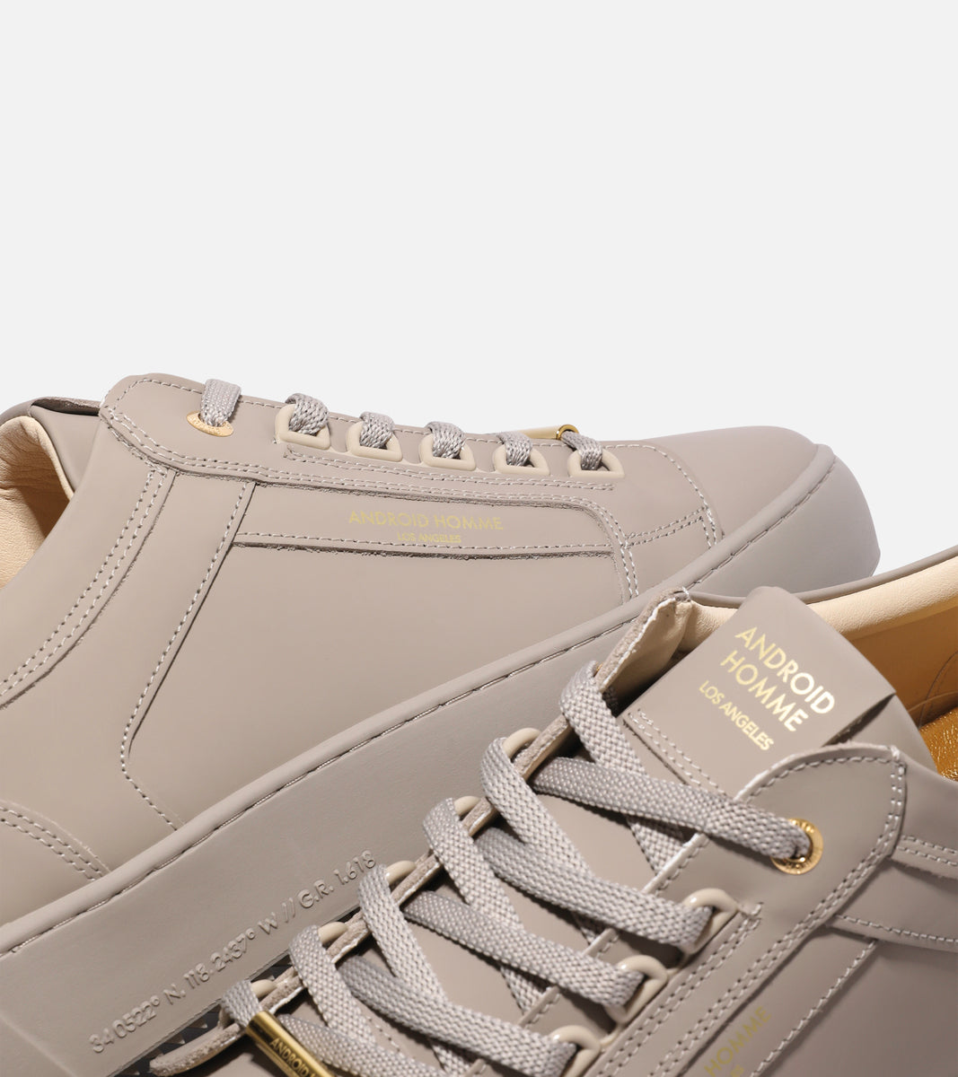 Venice Rubberised Sneaker - Taupe