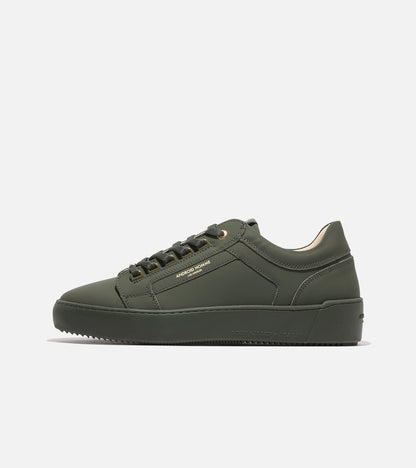 Venice Rubberised Sneaker - Olive