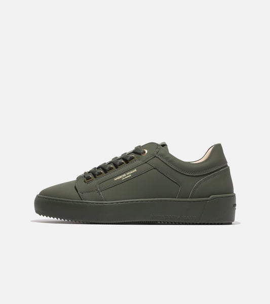 Venice Rubberised Sneaker - Olive