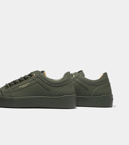 Venice Rubberised Sneaker - Olive