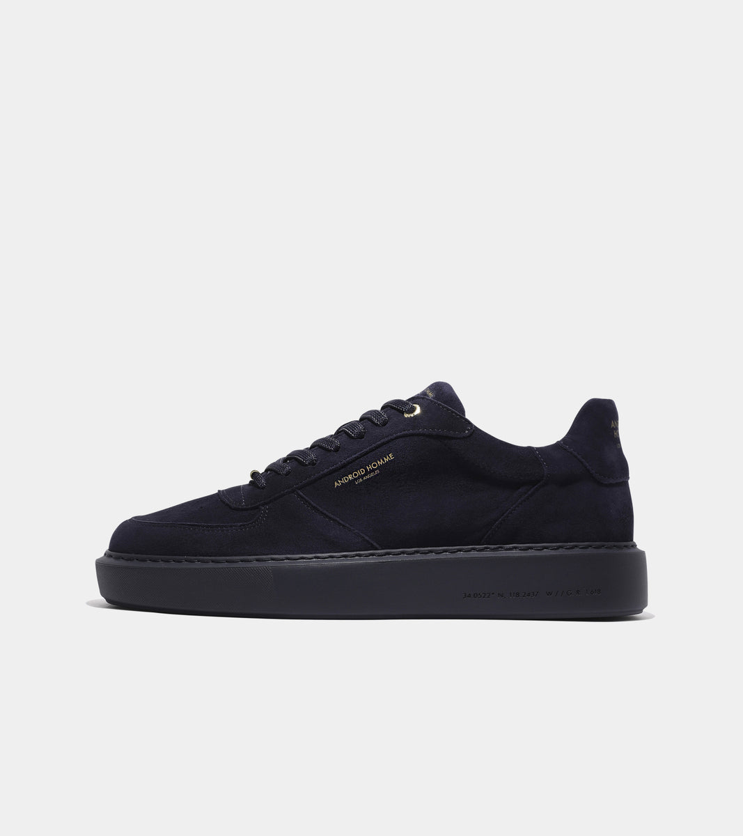 Manhatten Lux Suede Sneaker - Ink