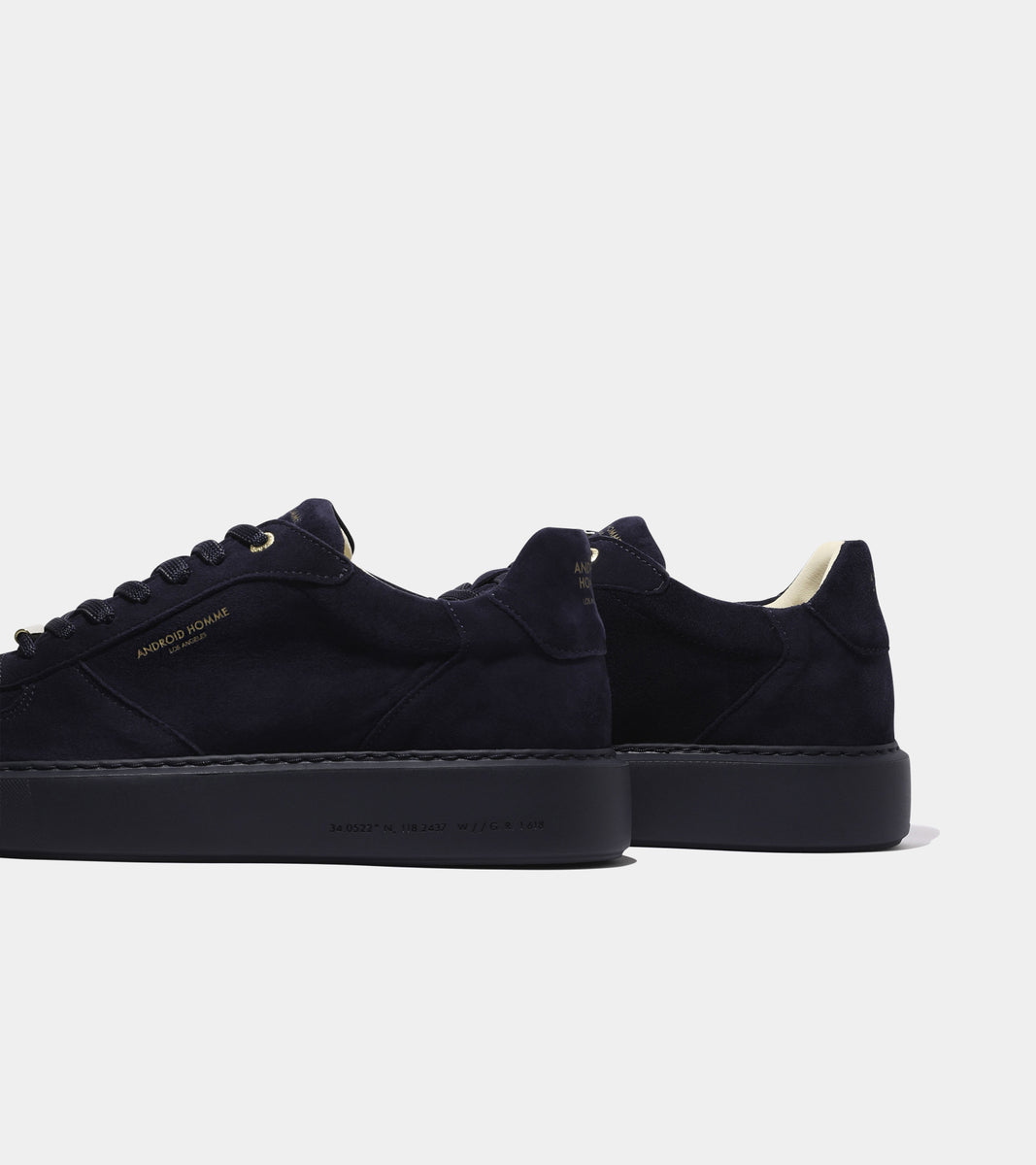 Manhatten Lux Suede Sneaker - Ink