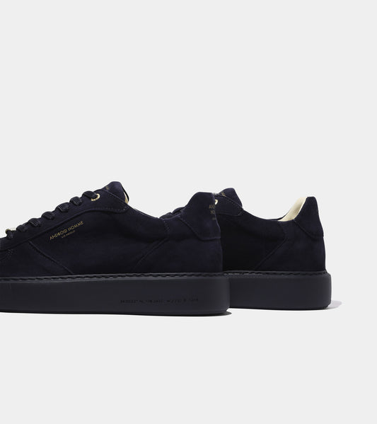 Manhatten Lux Suede Sneaker - Ink