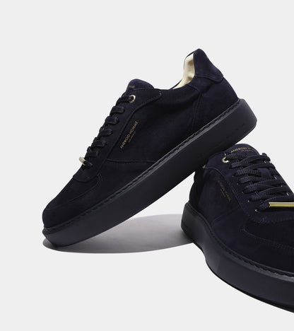 Manhatten Lux Suede Sneaker - Ink