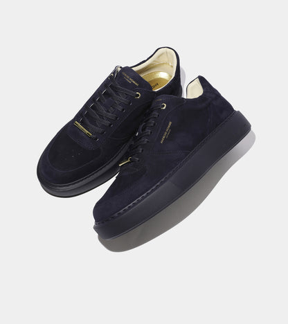 Manhatten Lux Suede Sneaker - Ink