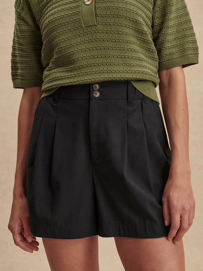 Tansy Woven Short 3" - Black