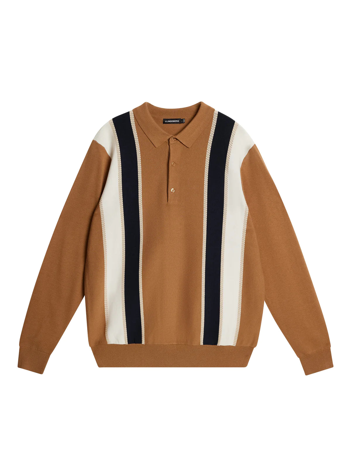 Heden Striped Knitted Polo