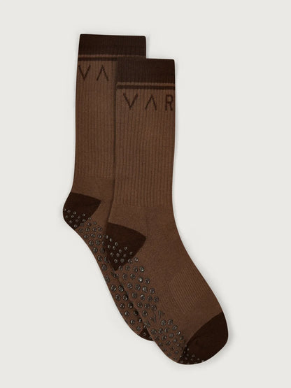 Kendrick Grip Socks – Deep Taupe
