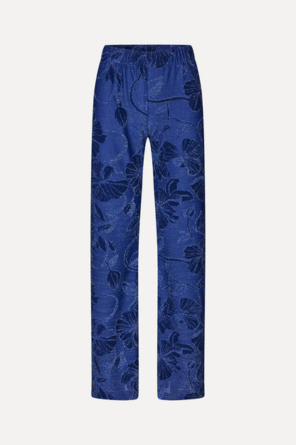 Elasticated Straight Long Pant-Stine Goya-Lewis Yates