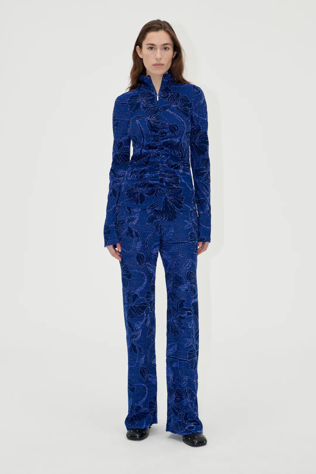 Elasticated Straight Long Pant-Stine Goya-Lewis Yates