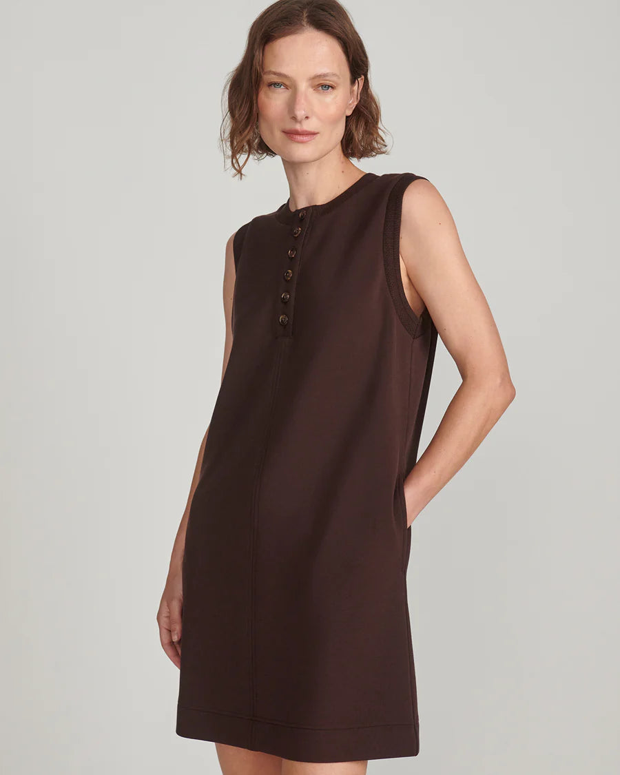 Elba Tank Mini Dress - Coffee Bean-Varley-Lewis Yates