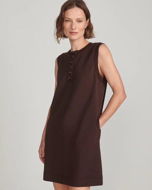 Elba Tank Mini Dress - Coffee Bean-Varley-Lewis Yates