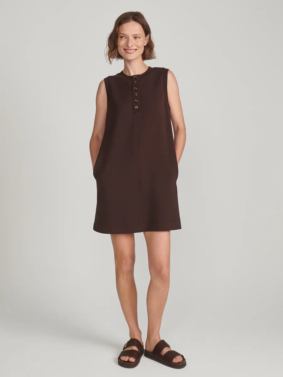 Elba Tank Mini Dress - Coffee Bean-Varley-Lewis Yates