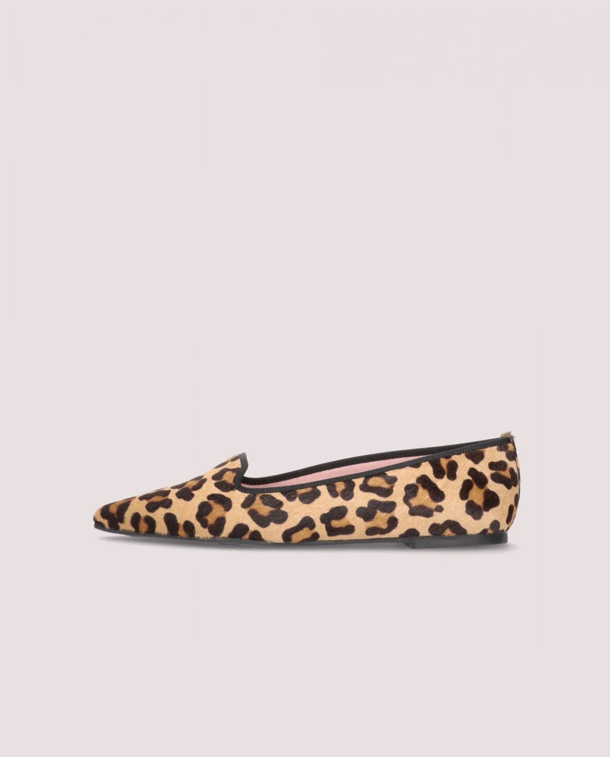 Ella Leopard Pointed Loafer