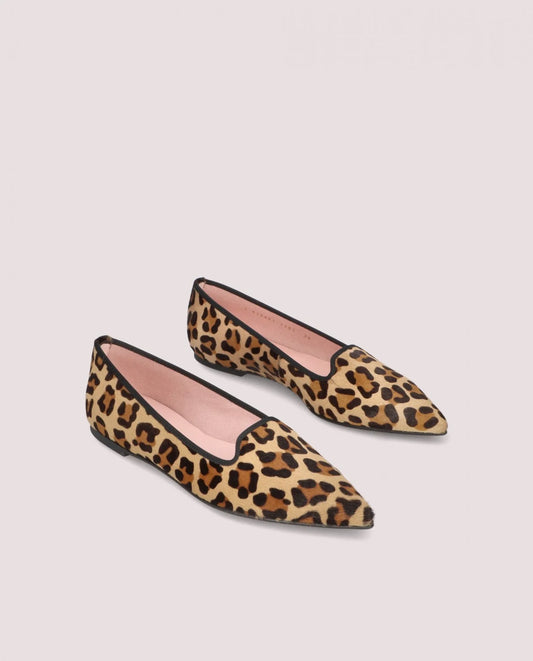 Ella Leopard Pointed Loafer