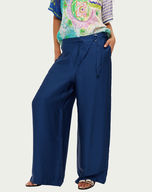 Ellen Wrapped Trouser Navy-Me369-Lewis Yates