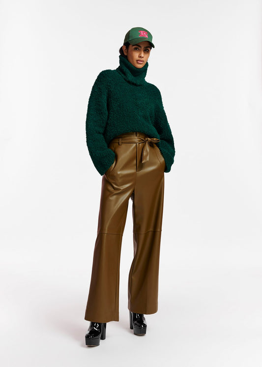 Encounter Faux Leather Pants-Essentiel Antwerp-Lewis Yates