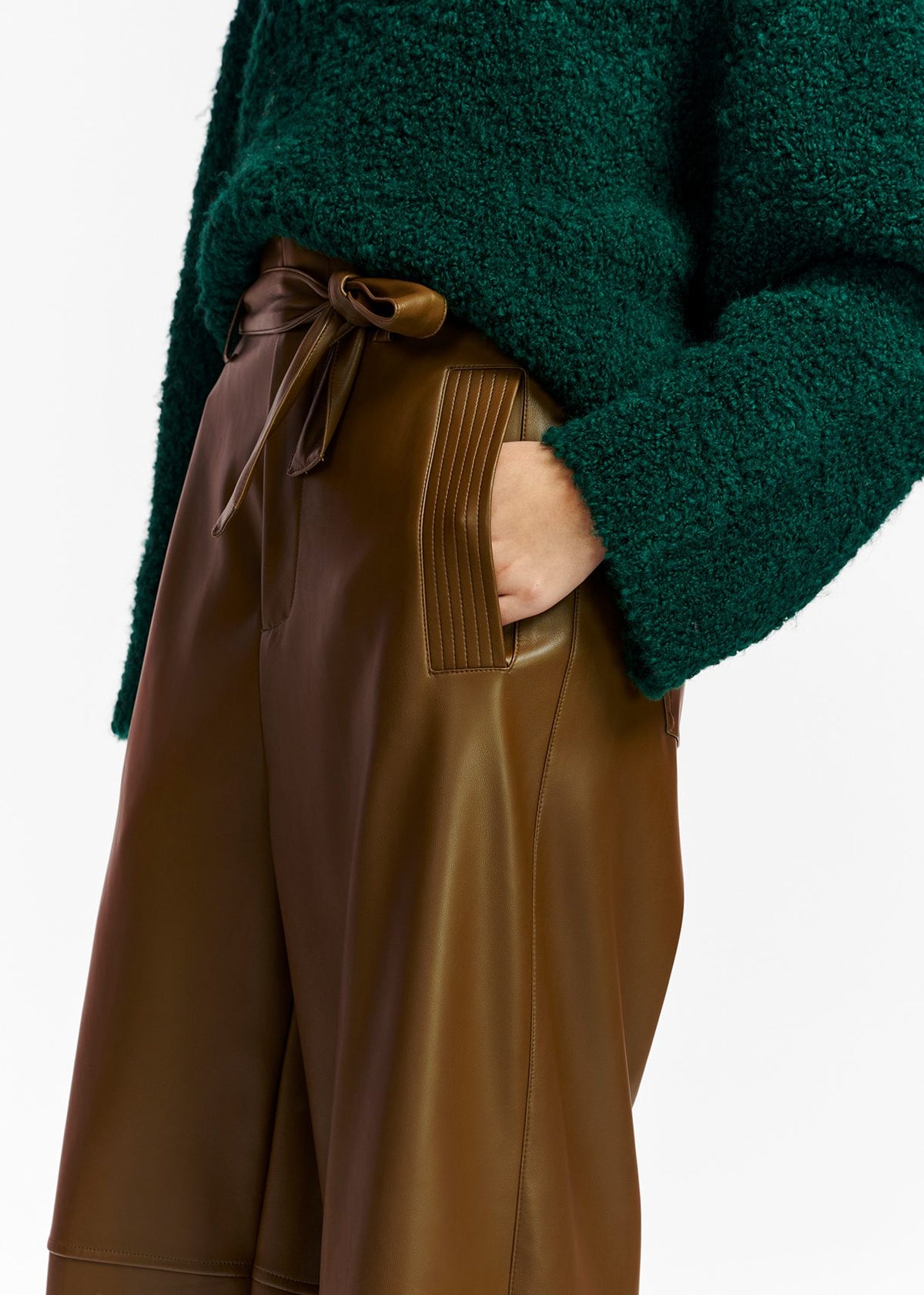 Encounter Faux Leather Pants-Essentiel Antwerp-Lewis Yates