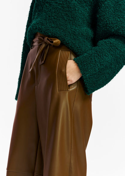 Encounter Faux Leather Pants-Essentiel Antwerp-Lewis Yates