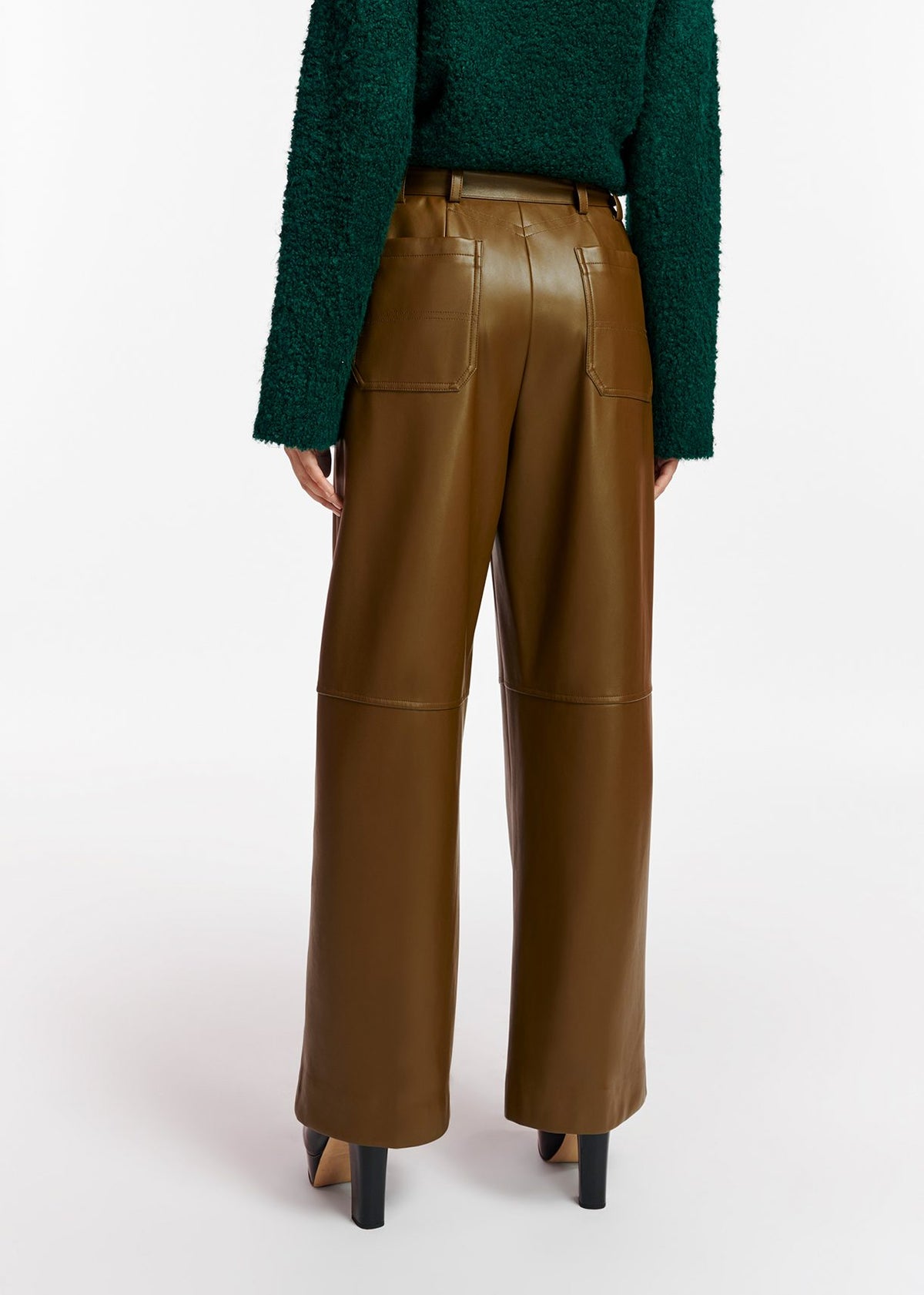Encounter Faux Leather Pants-Essentiel Antwerp-Lewis Yates