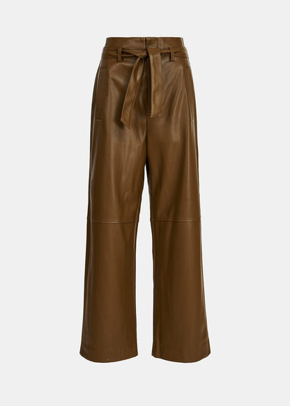 Encounter Faux Leather Pants-Essentiel Antwerp-Lewis Yates