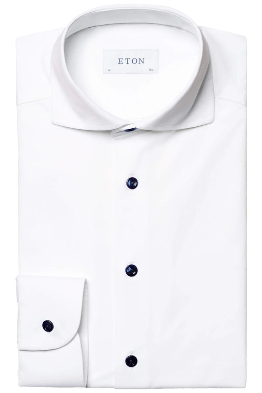 White Four-Way Stretch Shirt