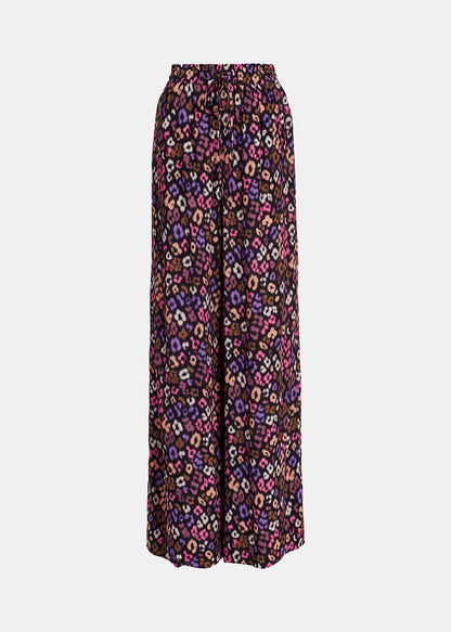 Multicolour Wide Leg Pants