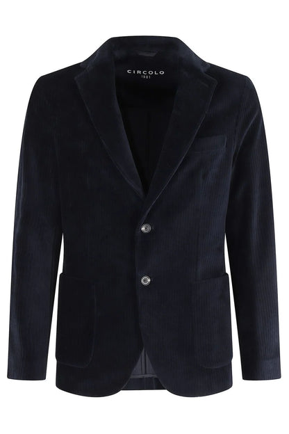 Navy Corduroy Blazer