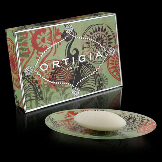 Fico D'India Glass Plate & Soap