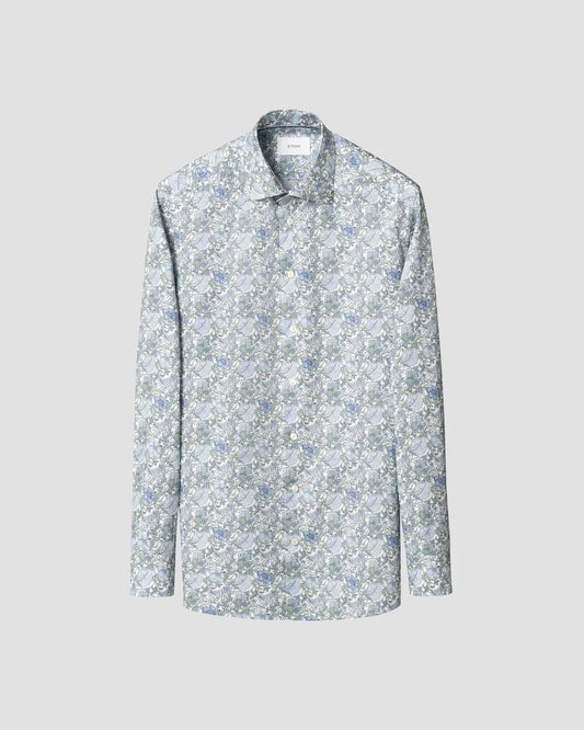 Floral Print Twill Shirt