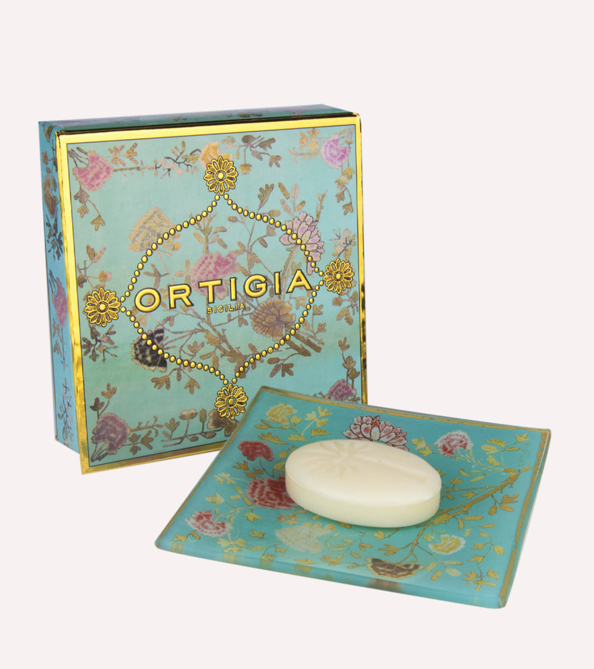 Florio Glass Plate & Soap-Ortigia-Lewis Yates