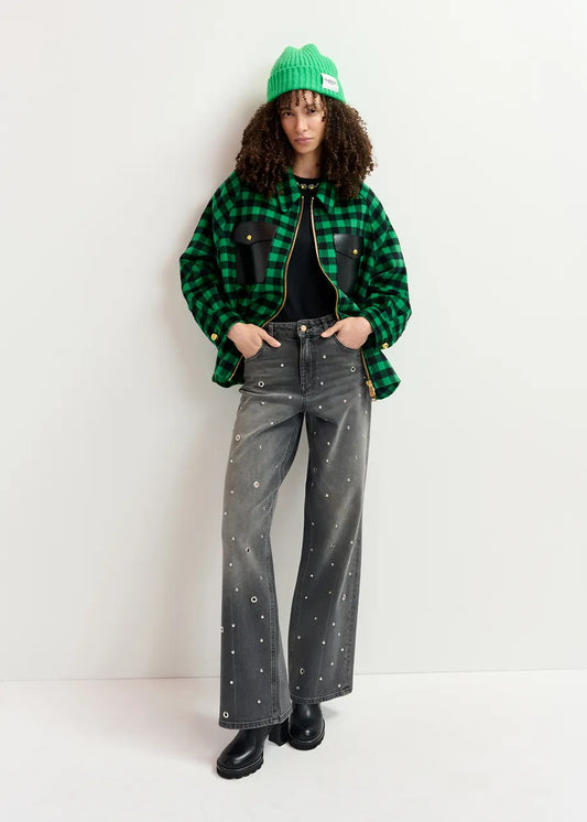 Garment Eyelet Jeans-Essentiel Antwerp-Lewis Yates